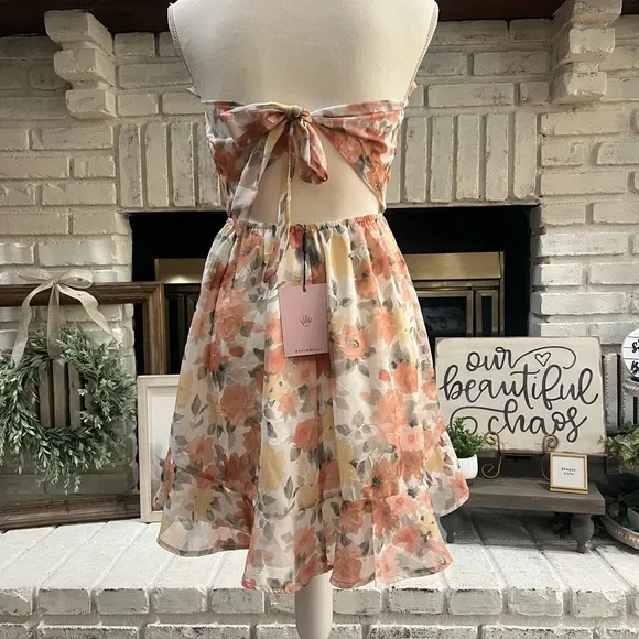 Hello Molly Floral Mini Dress - Picture 5 of 8